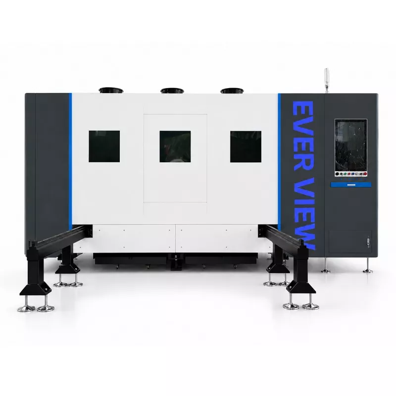 Horizontal Handia itxita zuntz laser ebaketa makina